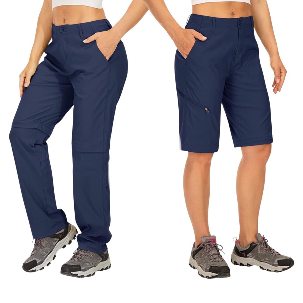 McKinley Convertible Navy Blue Hiking Casual Pants/Shorts Size 8